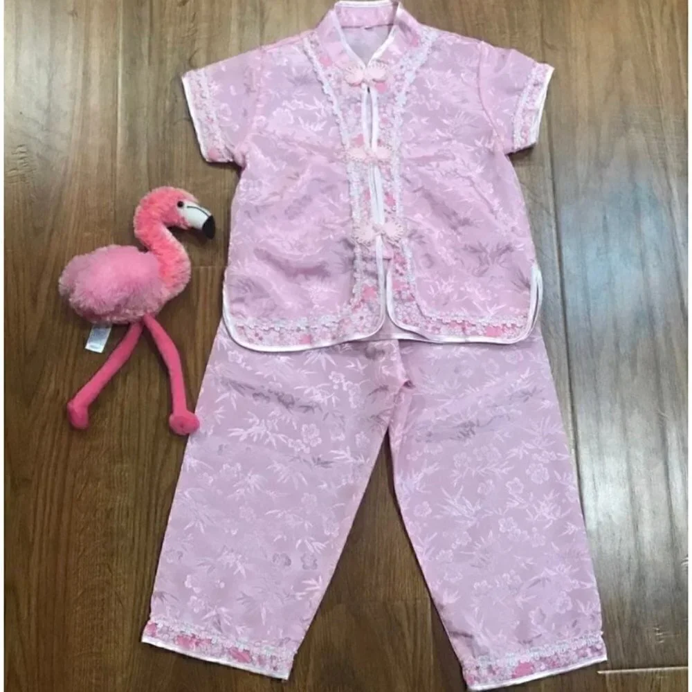 Barbie Pink chinese pajamas